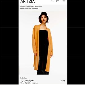 Babaton Cardigan ‘Mustard Color’